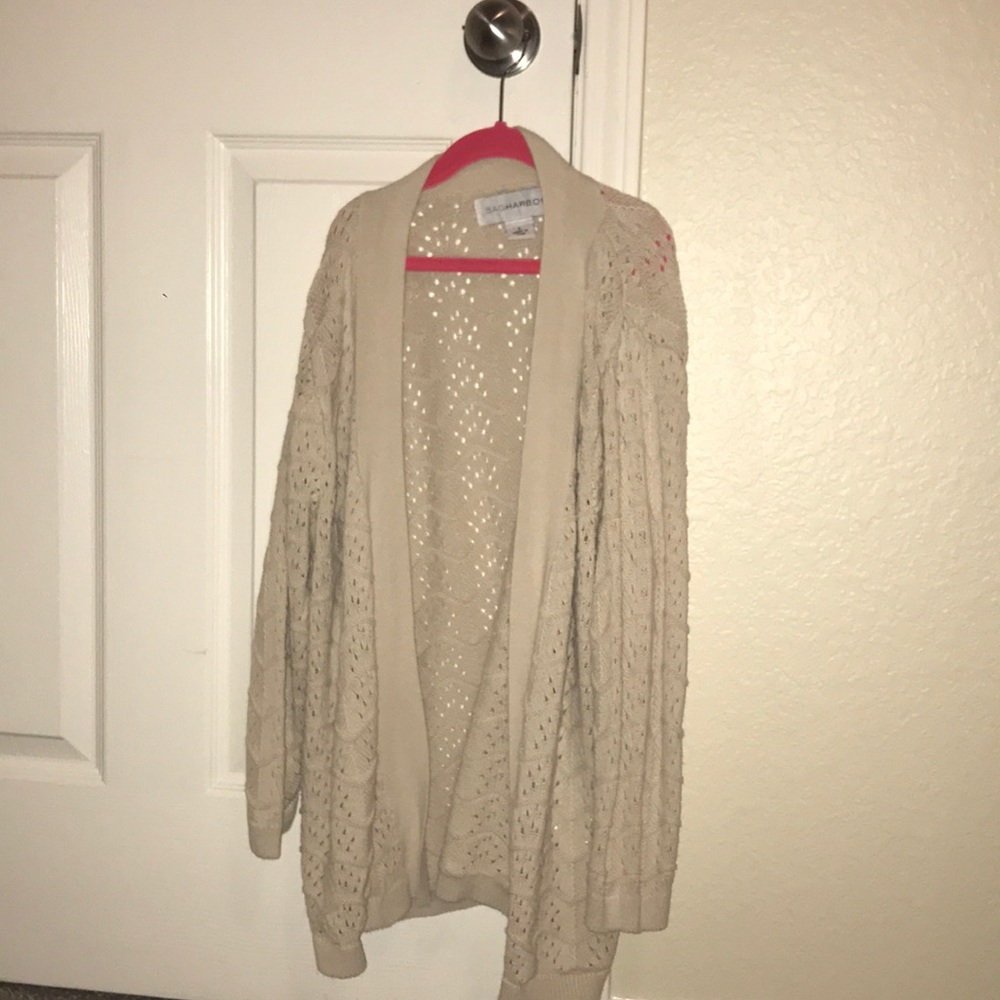 Tan cardigan